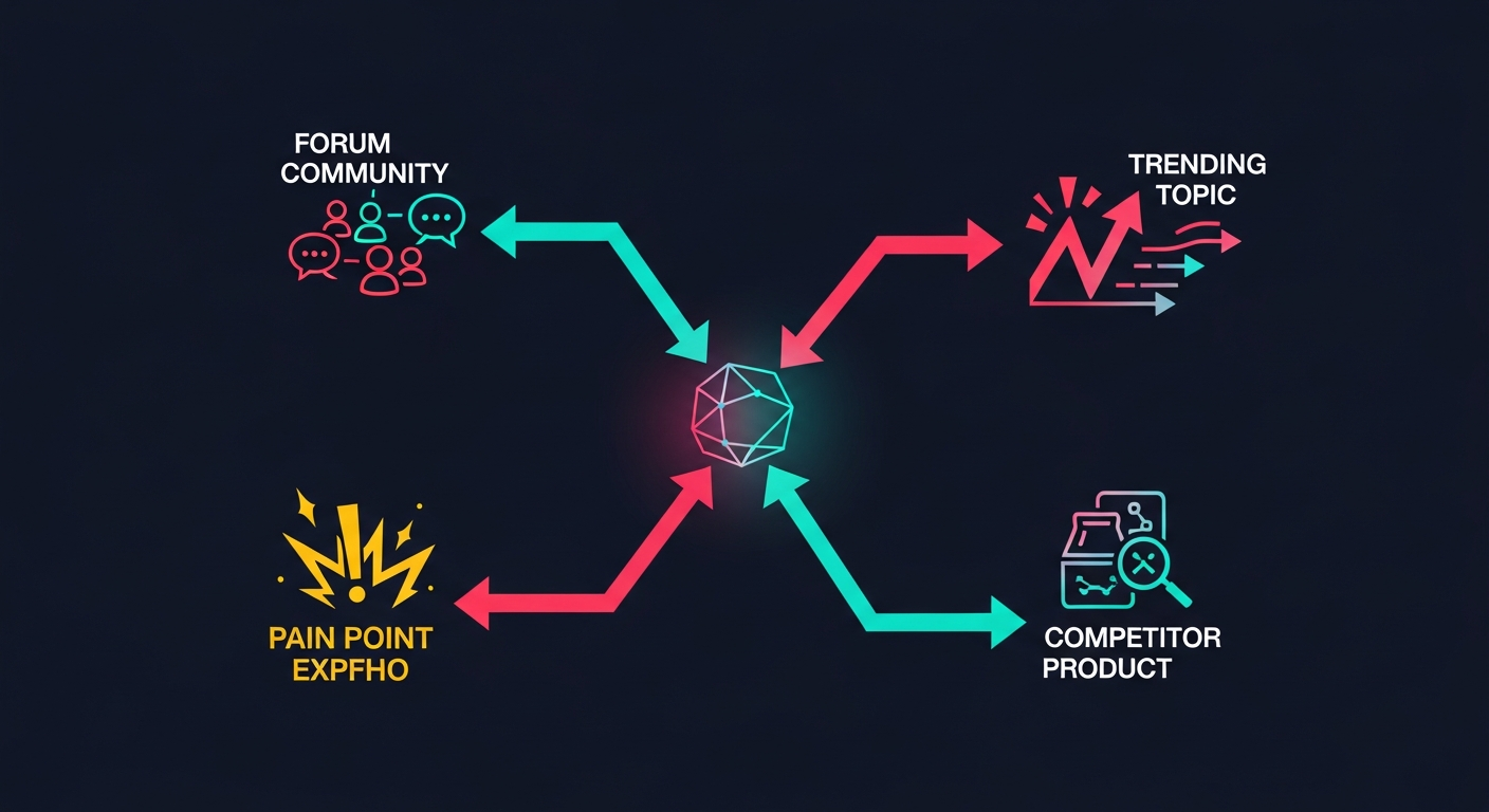 Four research pathways for finding SaaS opportunities from Reddit data